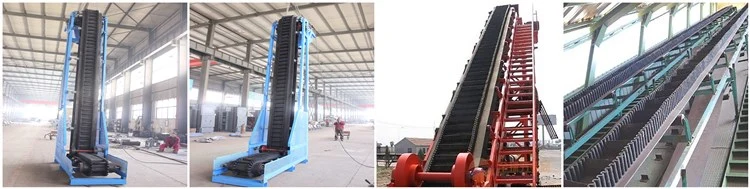 Hot Sale Carbon Steel Rubber Inclined System Corrugated Belt Conveyor Sidewall Belting