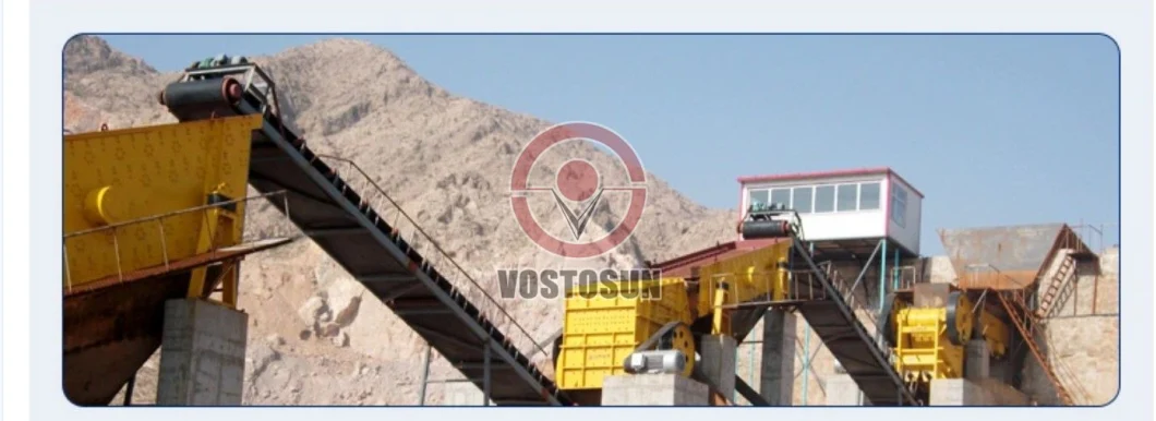 Vostosun Sand Production Line Crushing and Screening Plants Vibrating Screen