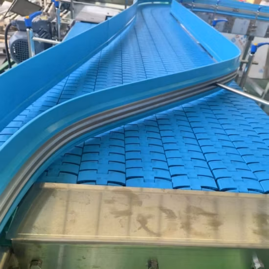 Plastic Table Top Chain Conveyors for Beverage Bottles Conveying
